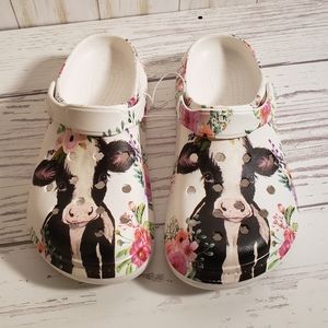Cow Croc-like Shoes